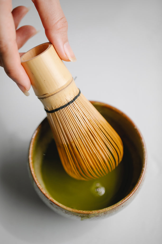 The traditional preparation method of Matcha Tea