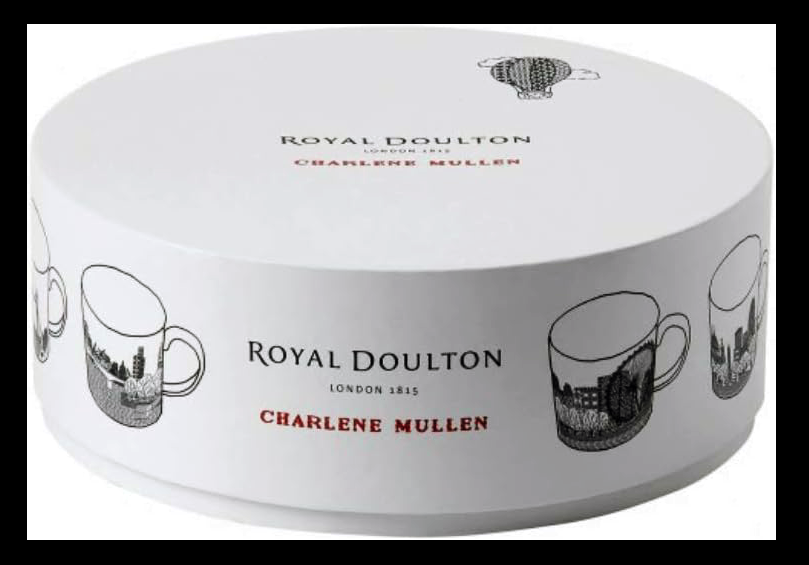 Royal Doulton London Calling Mugs by Charlene Mullen (Set of 2)