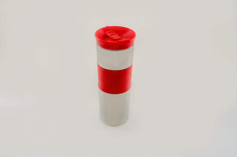 Stainless Steel Coffee and Tea Plunger (450 mL) - Red