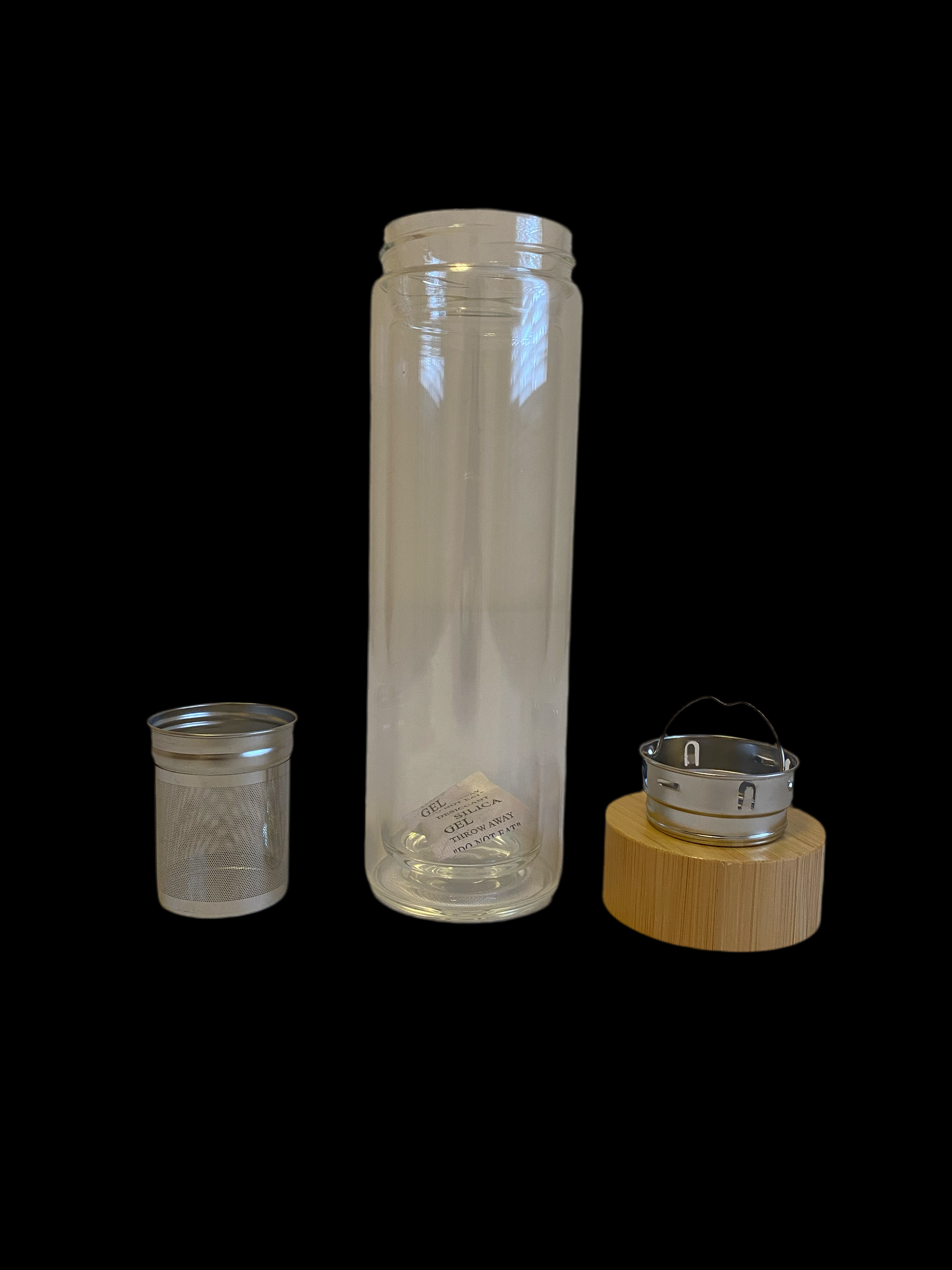 Double Layered Fine Glass Tea Tumbler