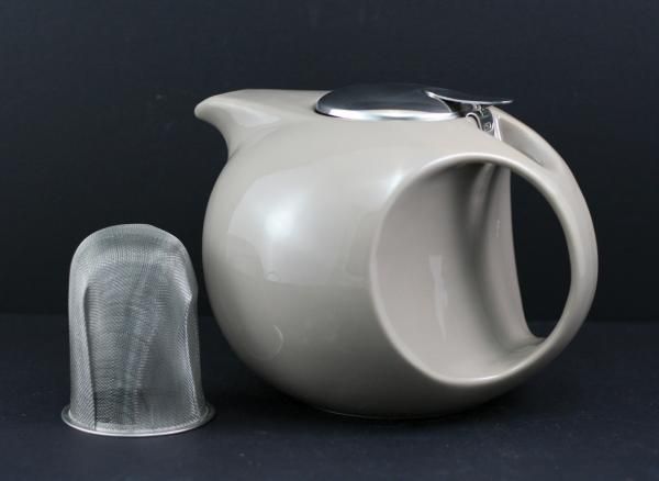 1350 ml Grey Teapot with Stainless Steel Lid and Filter