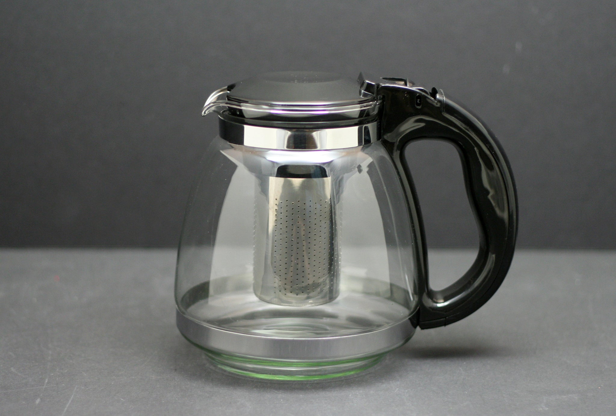 Glass Teapot – Black, S/S Infuser 1500 ml