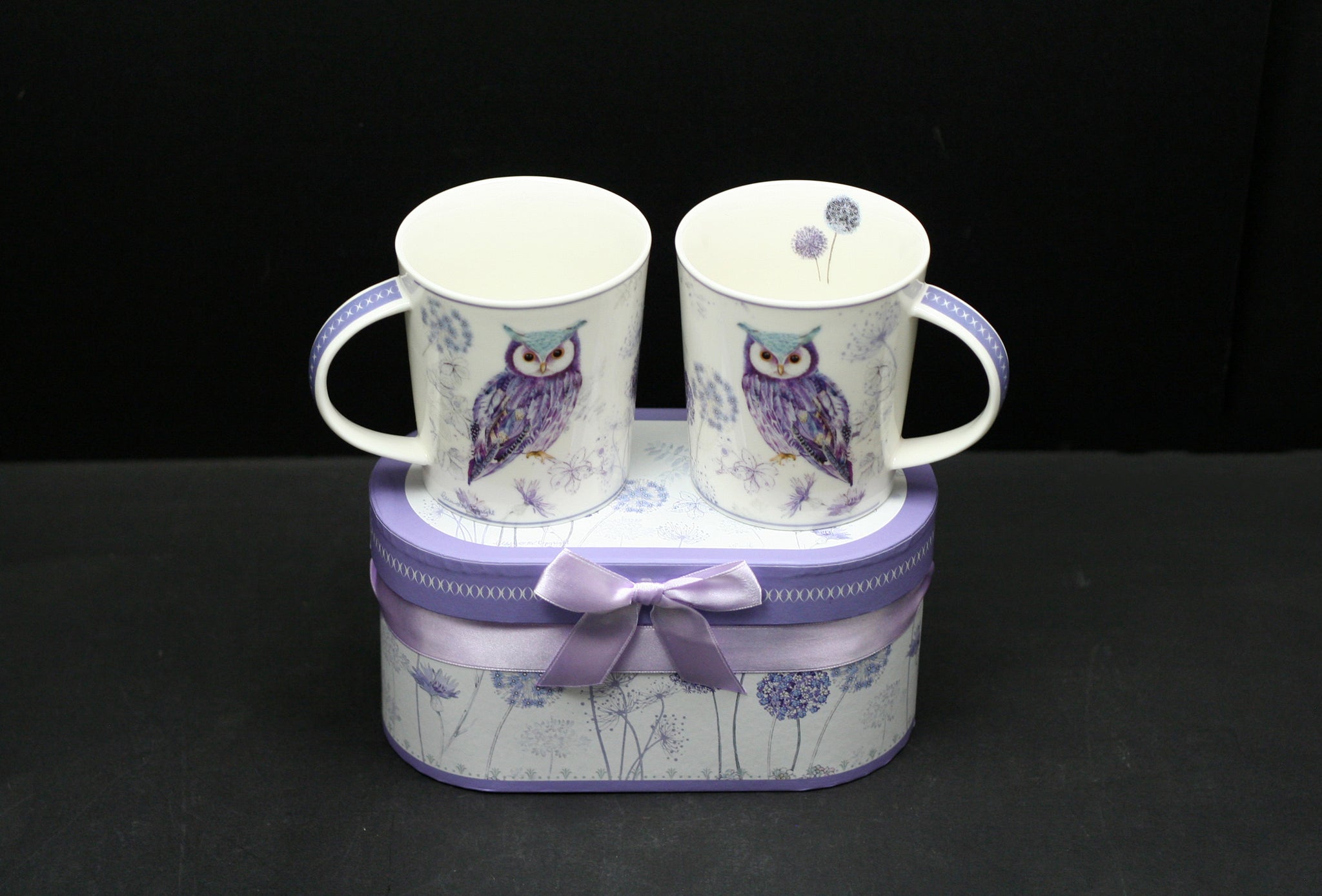 S/2 Mugs (350 ml) in a Gift Box – Owl